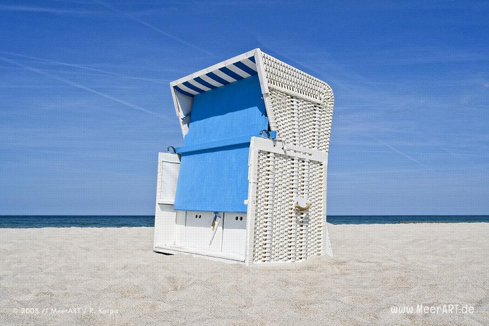 Strandkorb am Strand bei Ahrenshoop // Foto: R. Kerpa