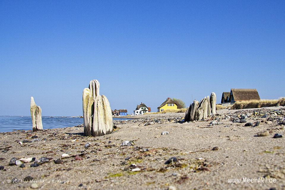 Ferienhäuser an der Ostsee am Strand von Heiligenhafen/Graswarder // Foto: R. Kerpa