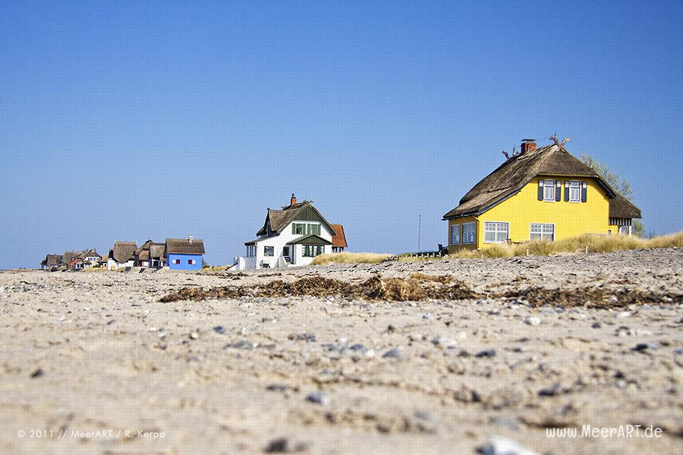 Ferienhäuser an der Ostsee am Strand von Heiligenhafen/Graswarder // Foto: R. Kerpa