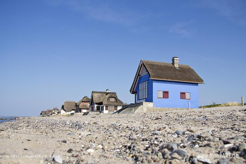 Ferienhäuser an der Ostsee am Strand von Heiligenhafen/Graswarder // Foto: R. Kerpa