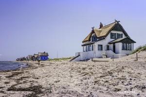 Ferienhäuser an der Ostsee am Strand von Heiligenhafen/Graswarder // Foto: R. Kerpa