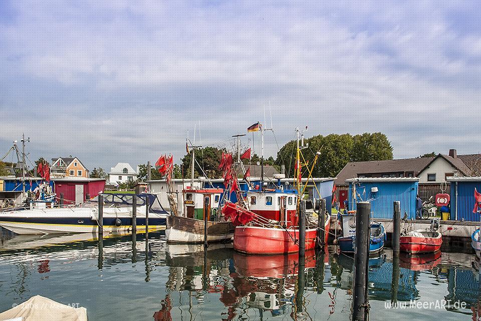 Niendorfer Hafen an der Ostsee // Foto: MeerART