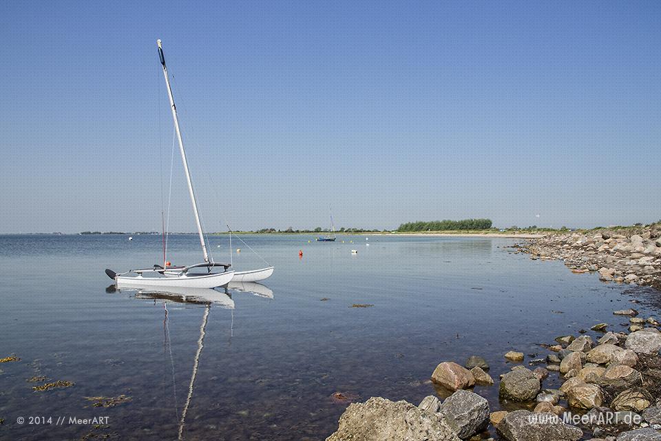 Strandabschnitt beim Campingplatz Strukkamphuk auf der Ostseeinsel Fehmarn // Foto: MeerART