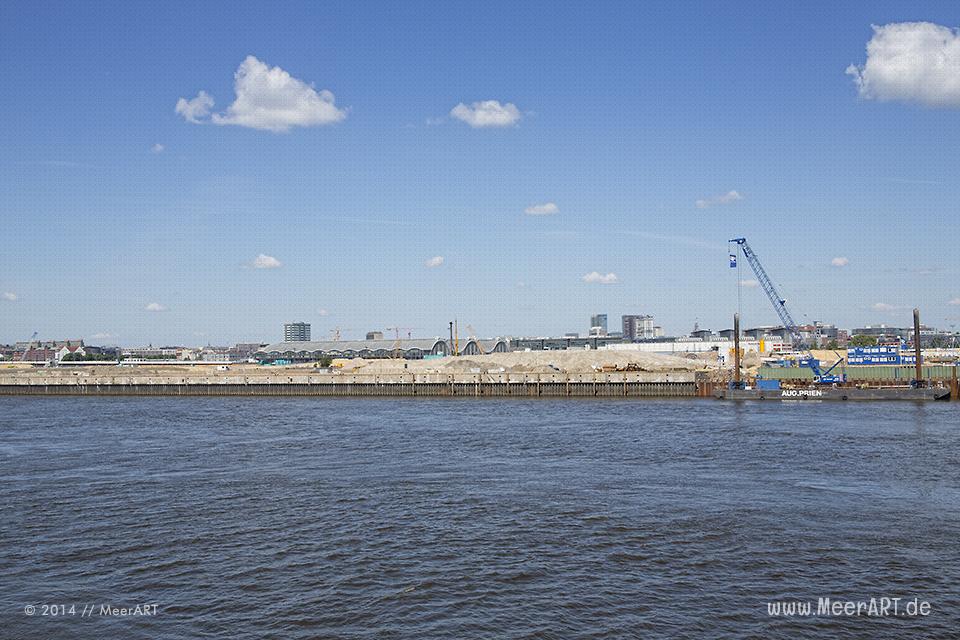 HafenCity: Das Quartier Elbbrücken - Geschäfts- und Wohnquartier am östlichen Eingang der HafenCity // Foto: MeerART