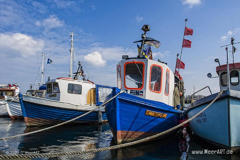 Fischkutter im Hafen von Travemünde // Foto: MeerART