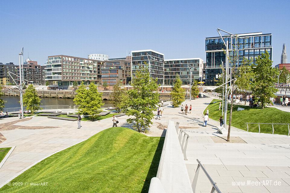 Marco-Polo-Terrassen in Hamburger HafenCity // Foto: MeerART