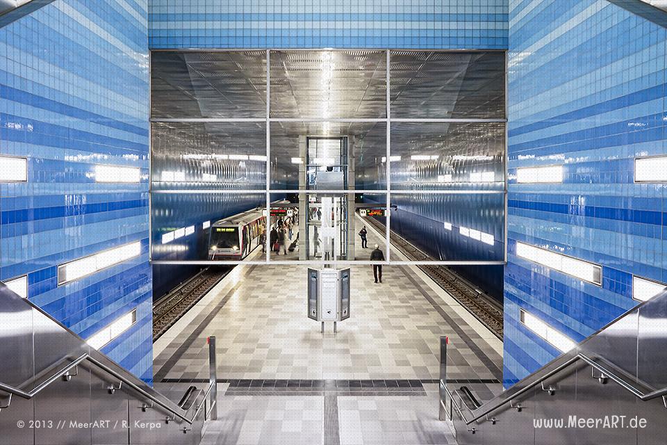 U-Bahnhof Überseequartier der Linie U4 in der Hamburger HafenCity // Foto: R. Kerpa