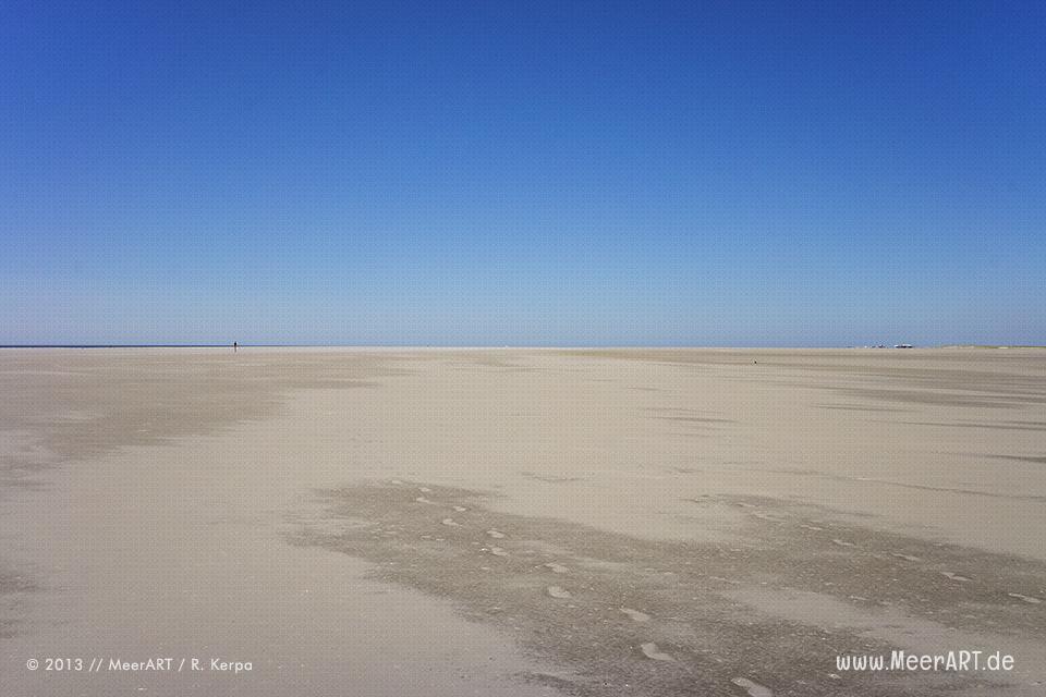Die unendliche Weite am Strand von St. Peter-Ording // Foto: R. Kerpa