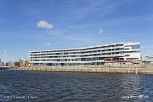 Der Neubau der HafenCity-Universität im Baakenhafen in Hamburg // Foto: R. Kerpa