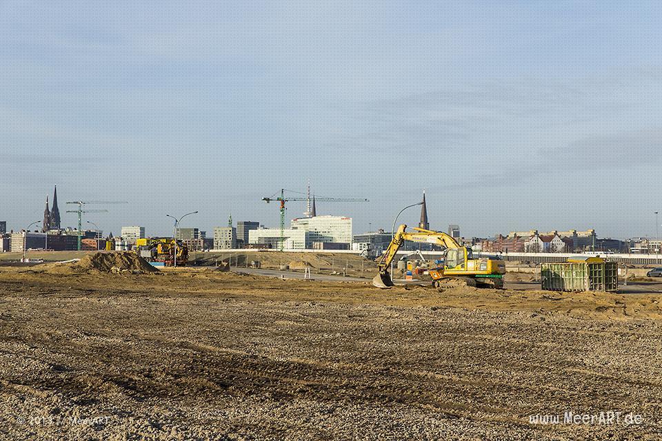 Baustelle am Baakenhafen in der HafenCity // Foto: MeerART