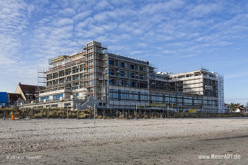 Neubau des Hotels „Bayside“ direkt am Strand in Scharbeutz // Foto: MeerART