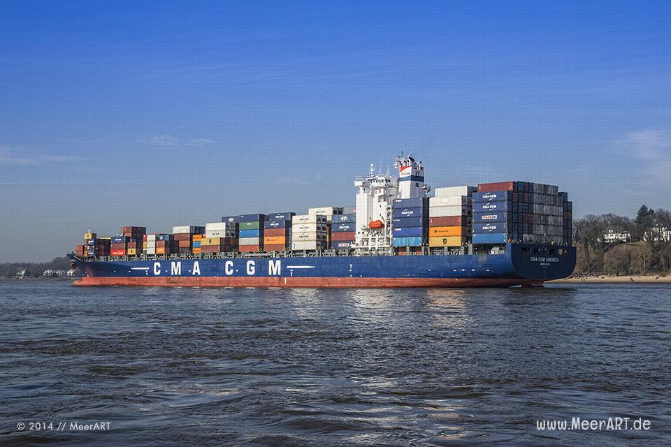 Die „CMA CGM AMERICA“ - IMO 9295971 // Foto: MeerART