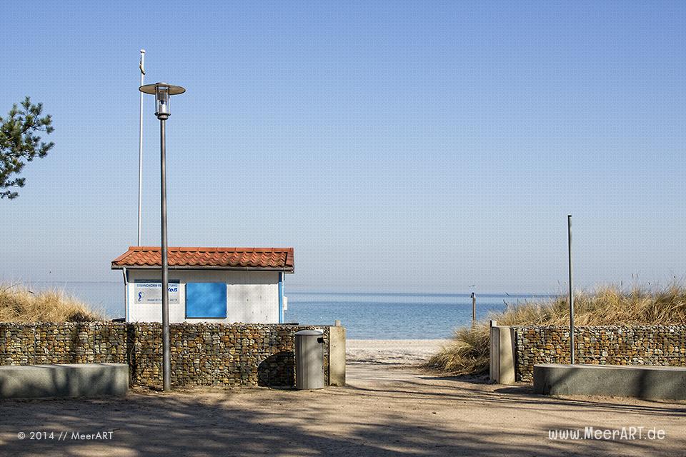 Zugang zum Strand an der Ostsee in Timmendorfer Strand // Foto: MeerART