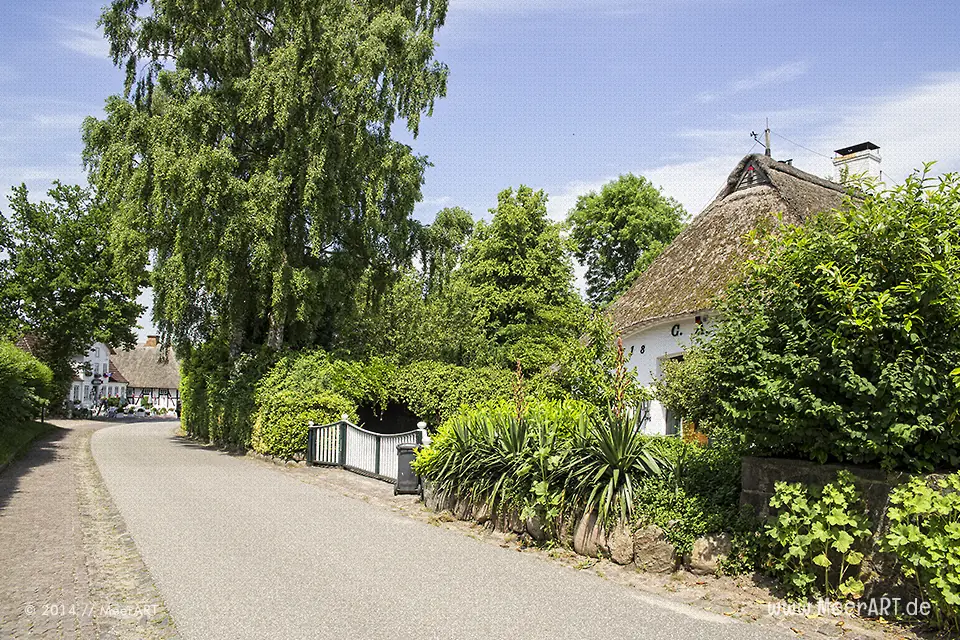 Der malerische Ort Sieseby direkt an der Schlei // Foto: MeerART