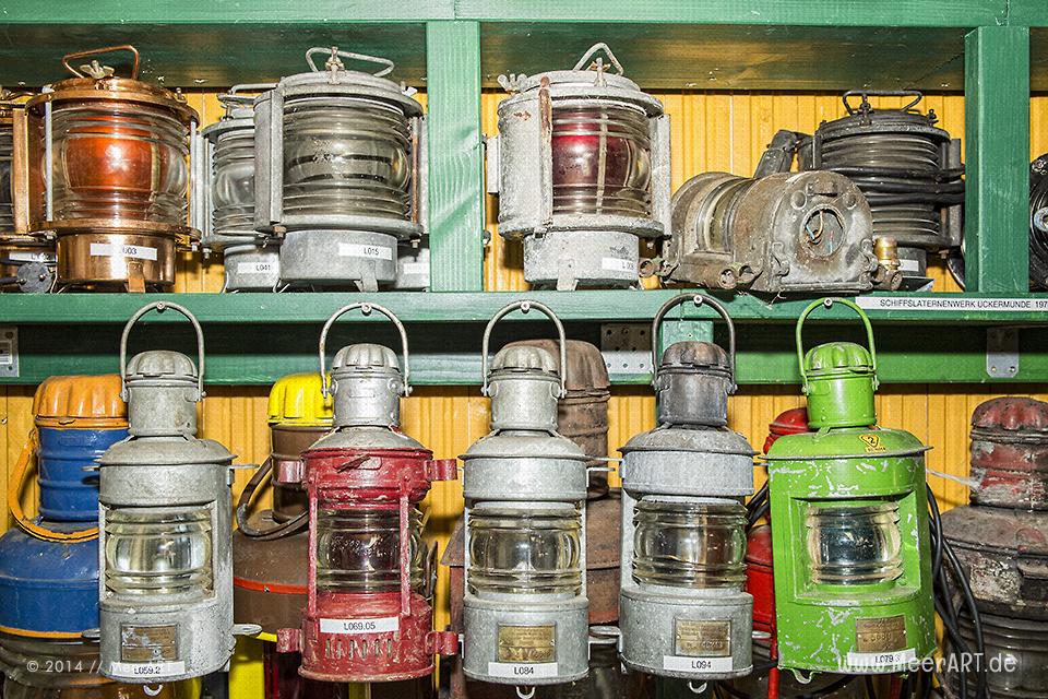 Maritime Sammlung Kaltenhof – Schiffslaternen und maritime Gegenstände // Foto: MeerART