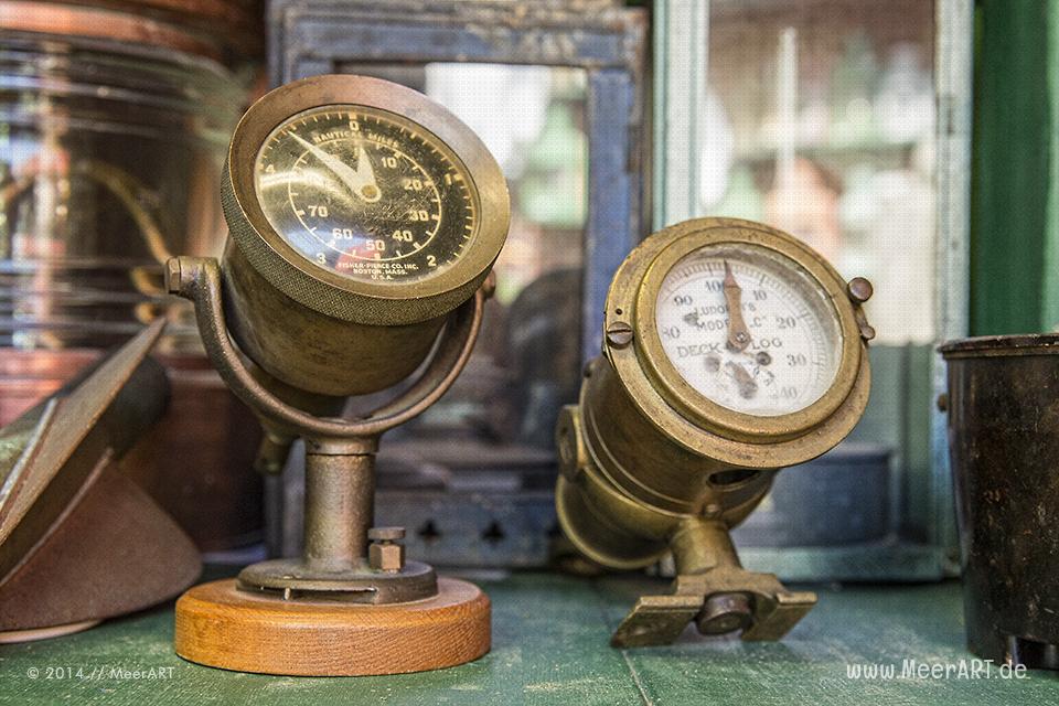 Maritime Sammlung Kaltenhof – Schiffslaternen und maritime Gegenstände // Foto: MeerART