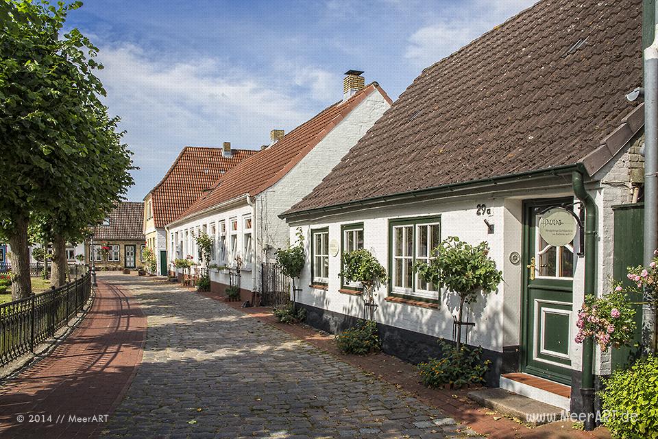 Impressionen aus dem alten Fischerviertel Holm am Rand der Altstadt von Schleswig // Foto: MeerART