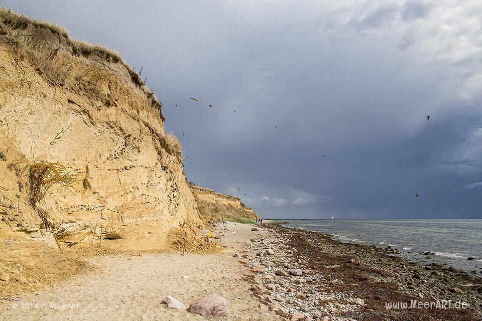 Impressionen von einem Strandabschnitt bei Wulfen (Wulfener Hals) auf der Ostseeinsel Fehmarn // Foto: MeerART