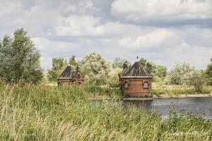 Alte Pumpenhäuschen am Filterbecken des ehemaligen Wasserwerkes auf der Elbinsel "Kaltehofe" in Rothenburgsort // Foto: Meerart