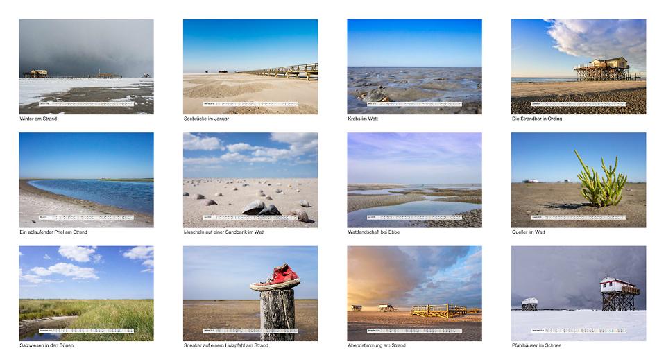 St. Peter-Ording - Die Oase an der Nordsee (Wandkalender, 14 Seiten, ISBN: 9783660727982, Calvendo) // Autor: R. Kerpa