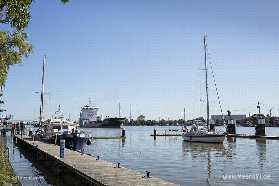 Impressionen an der Schleuse zum Nord-Ostsee-Kanal in Brunsbüttel // Foto: MeerART