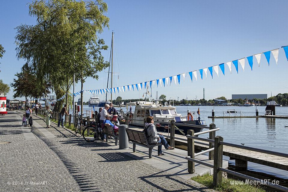 Impressionen an der Schleuse zum Nord-Ostsee-Kanal in Brunsbüttel // Foto: MeerART