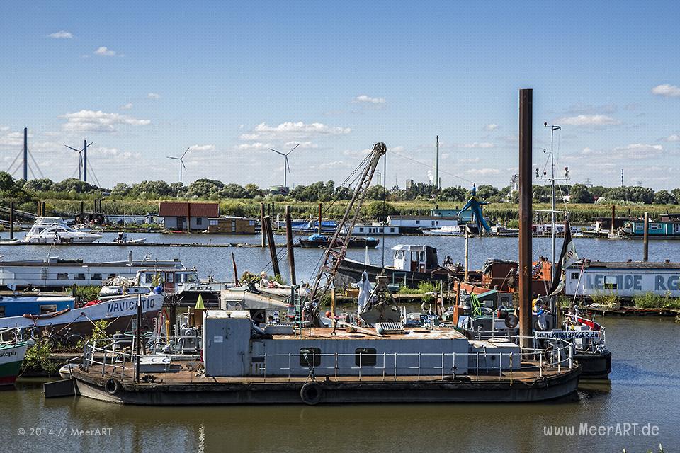 Impressionen aus dem Holzhafen in Hamburg-Moorfleet // Foto: MeerART