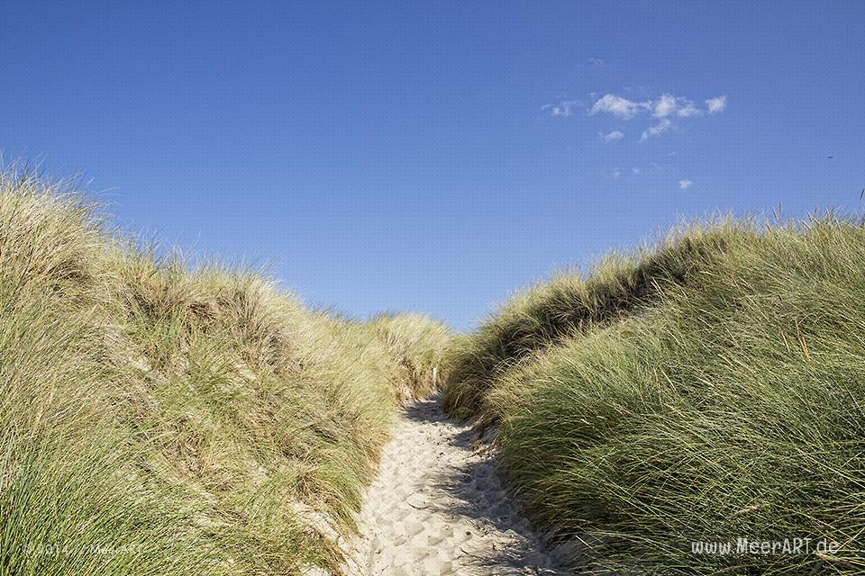 Strandzugang an einem Strandabschnitt am Weststrand bei Ahrenshoop // Foto: MeerART