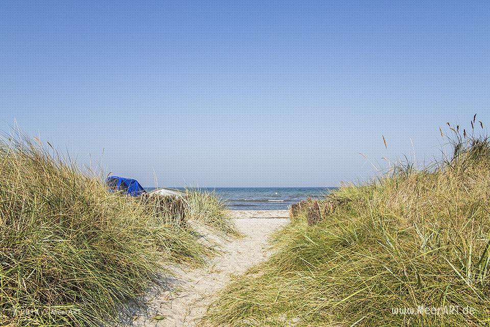 Strandaufgang an einem Strandabschnitt in Schönberg-Kalifornien // Foto: R. Kerpa