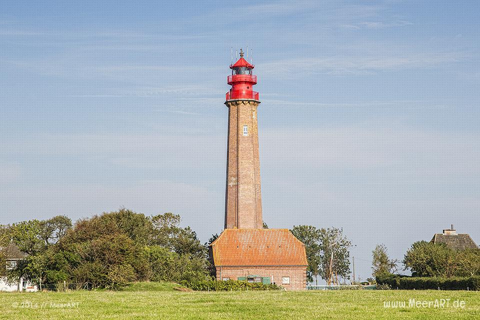 Der Leuchtturm Flügge am Flügger-Strand auf der Ostseeinsel Fehmarn // Foto: MeerART