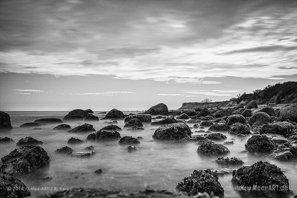 Strandabschnitt bei Staberhuk auf der Ostseeinsel Fehmarn // Foto: Ralph Kerpa