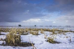 Winterimpressionen vom Nordseestrand in St. Peter-Ording // Foto: R. Kerpa