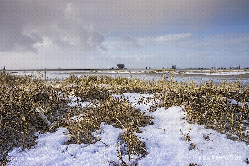 Winterimpressionen vom Nordseestrand in St. Peter-Ording // Foto: R. Kerpa