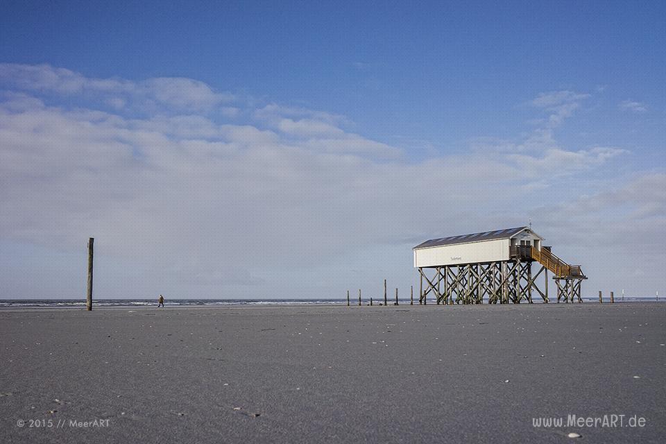 Winterimpressionen vom Nordseestrand in St. Peter-Ording // Foto: R. Kerpa