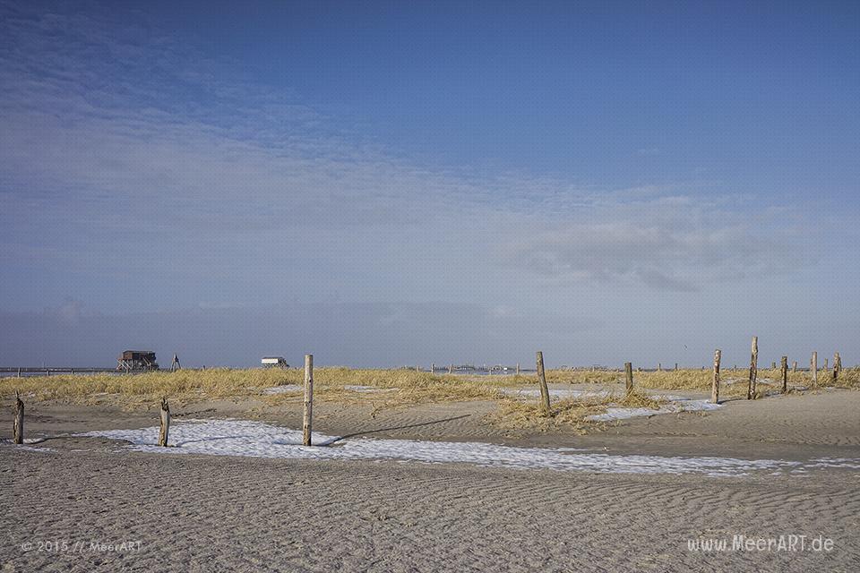 Winterimpressionen vom Nordseestrand in St. Peter-Ording // Foto: R. Kerpa