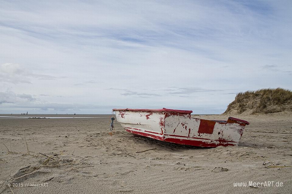 Impressionen vom schier endlos erscheinenden Kniepsand auf Amrum // Foto: MeerART