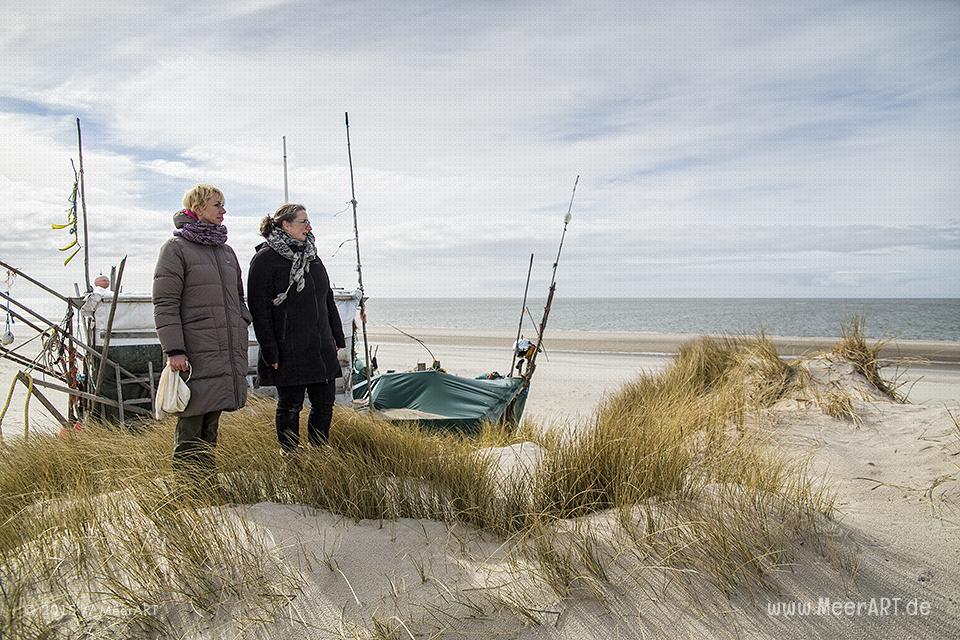 Impressionen vom schier endlos erscheinenden Kniepsand auf Amrum // Foto: MeerART
