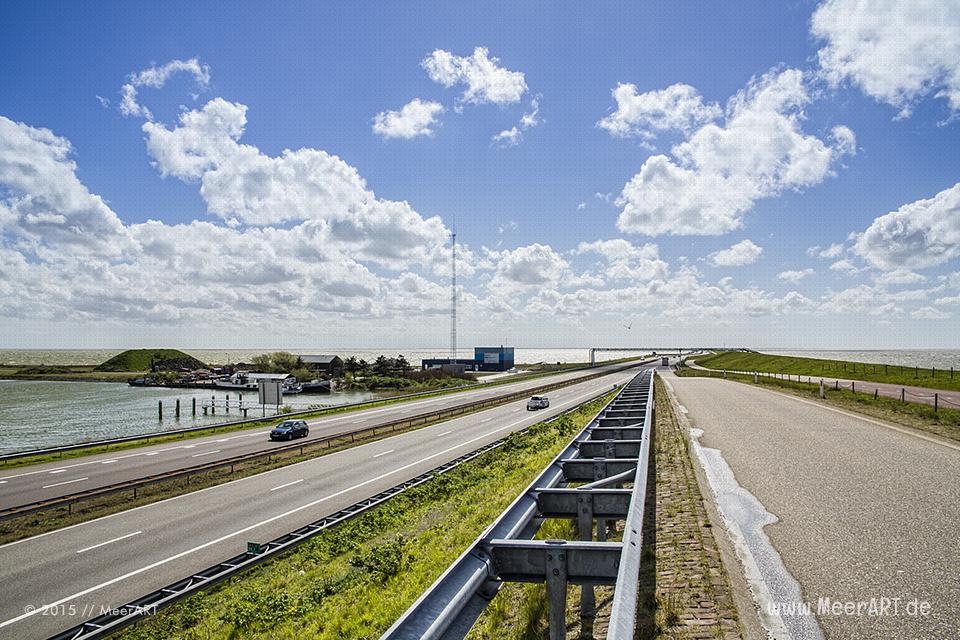 Unterwegs an der Nordsee auf der A7/E22 in Richtung Den Helder // Foto: MeerART