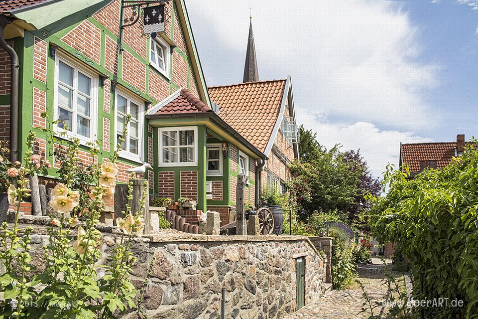 Impressionen aus der idyllischen Altstadt von Lauenburg // Foto: MeerART