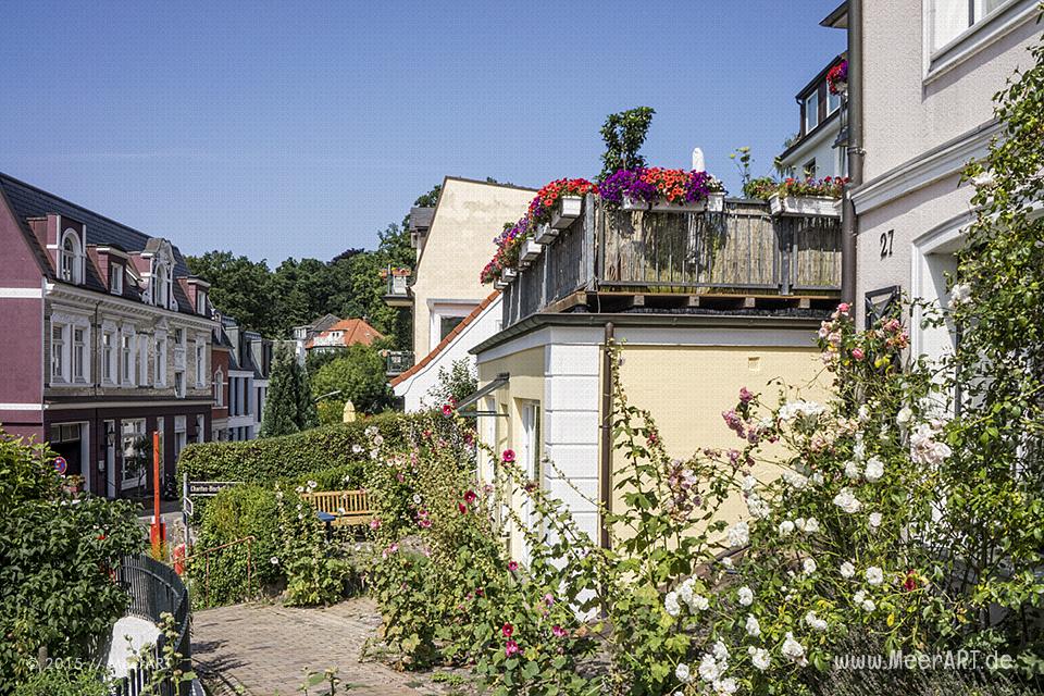 Impressionen aus dem idyllischen Blankenese // Foto: MeerART