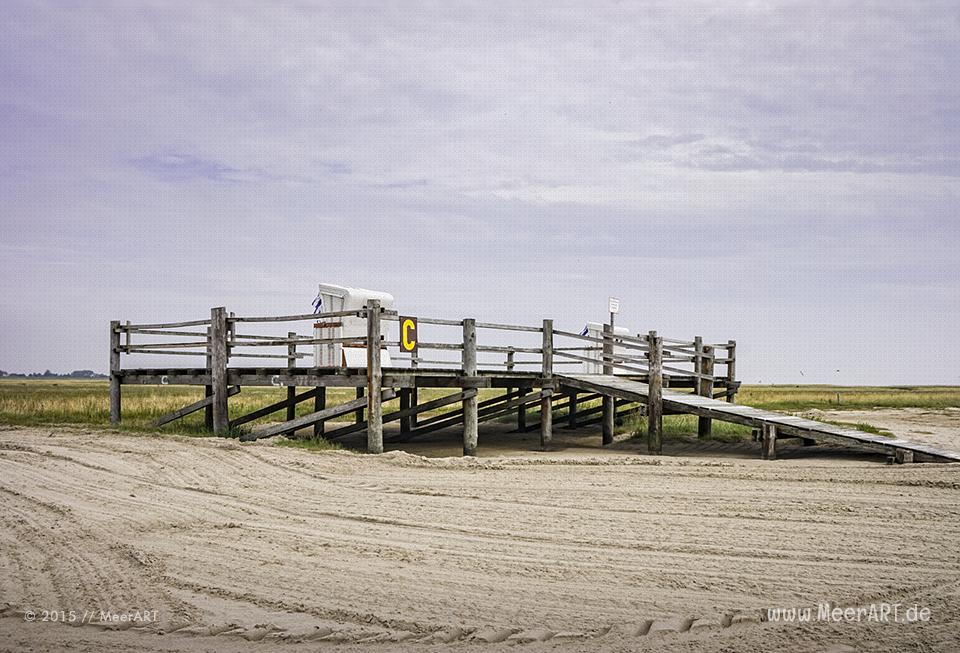Ein wunderschöner Tag im August am Strand in St. Peter-Ording // Foto: MeerART