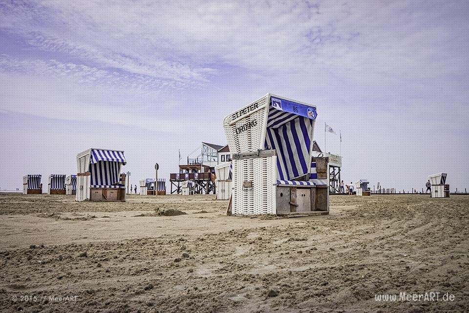 Ein wunderschöner Tag im August am Strand in St. Peter-Ording // Foto: MeerART