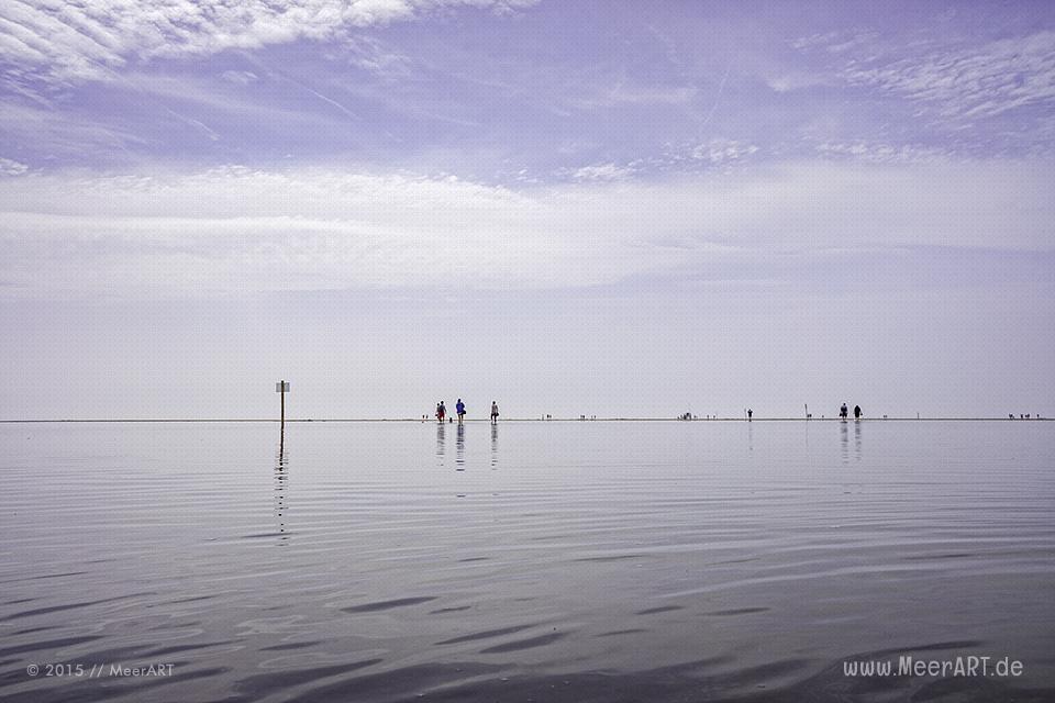Ein wunderschöner Tag im August am Strand in St. Peter-Ording // Foto: MeerART