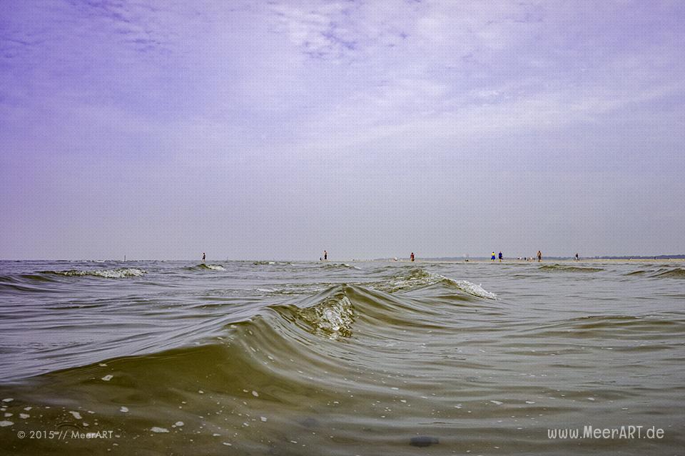 Ein wunderschöner Tag im August am Strand in St. Peter-Ording // Foto: MeerART