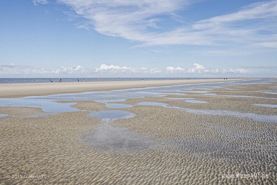 Impressionen vom Strand an der Nordsee in St. Peter-Ording // Foto: MeerART