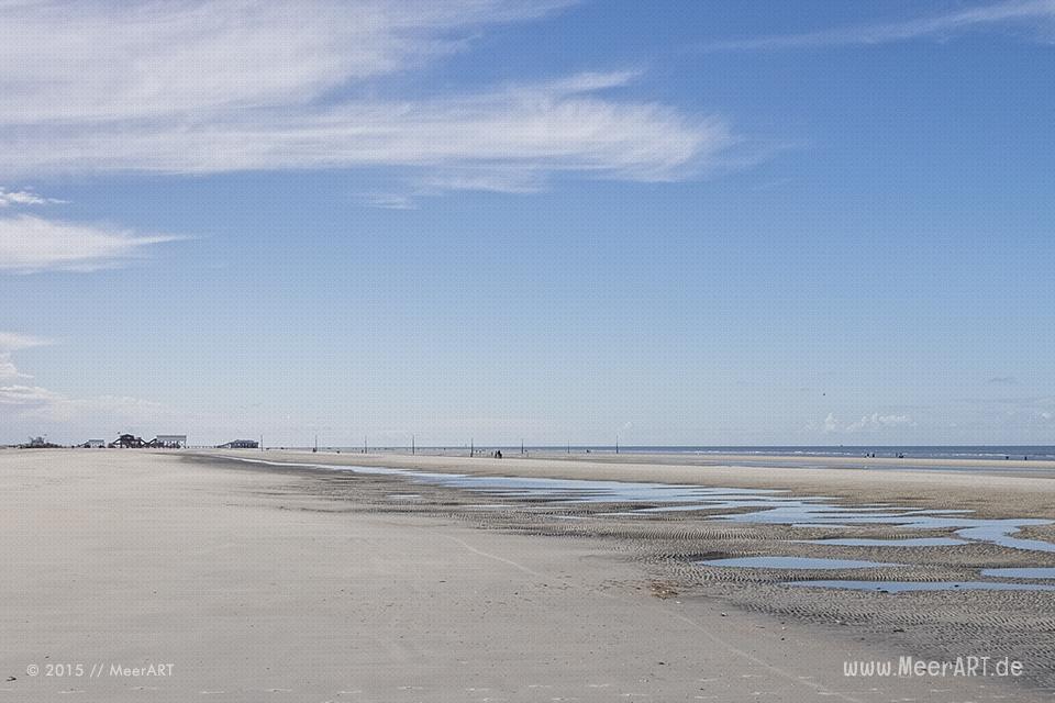 Impressionen vom Strand an der Nordsee in St. Peter-Ording // Foto: MeerART
