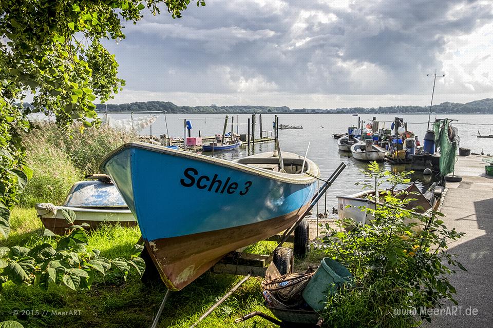 Das Fischerviertel Holm in Schleswig // Foto: MeerART