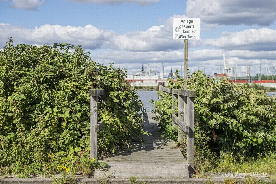 Impressionen aus dem Spreehafen in Hamburg Wilhelmsburg // Foto: MeerART