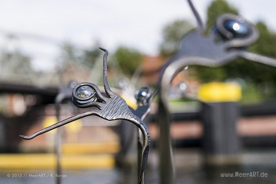 Gemeinschaftsprojekt „Die Reise“ (Plastiken: Oliver Gevert, Fotos: Ralph Kerpa) präsentiert von MeerART