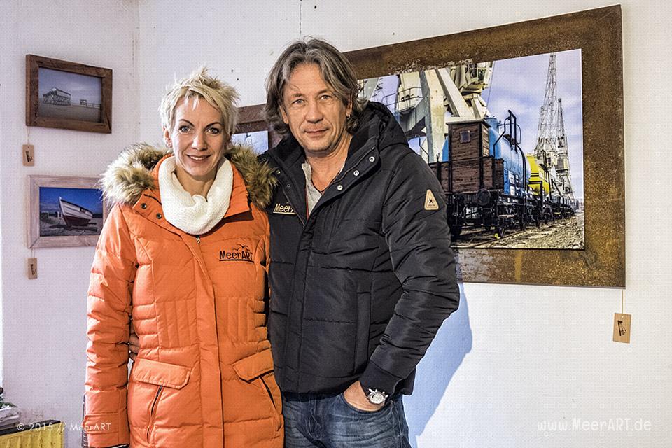 Ausstellung am 1. Advents-Wochenende in der Altstadt von Lauenburg // Foto: MeerART